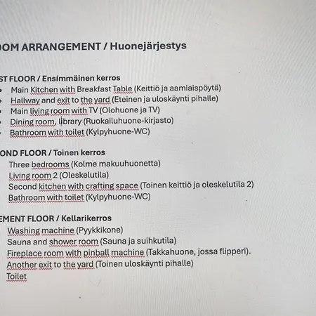 Villa Mukava, Tilava Omakotitalo Laehellae Lentokenttaeae & Laturi Saehkoeautolle *